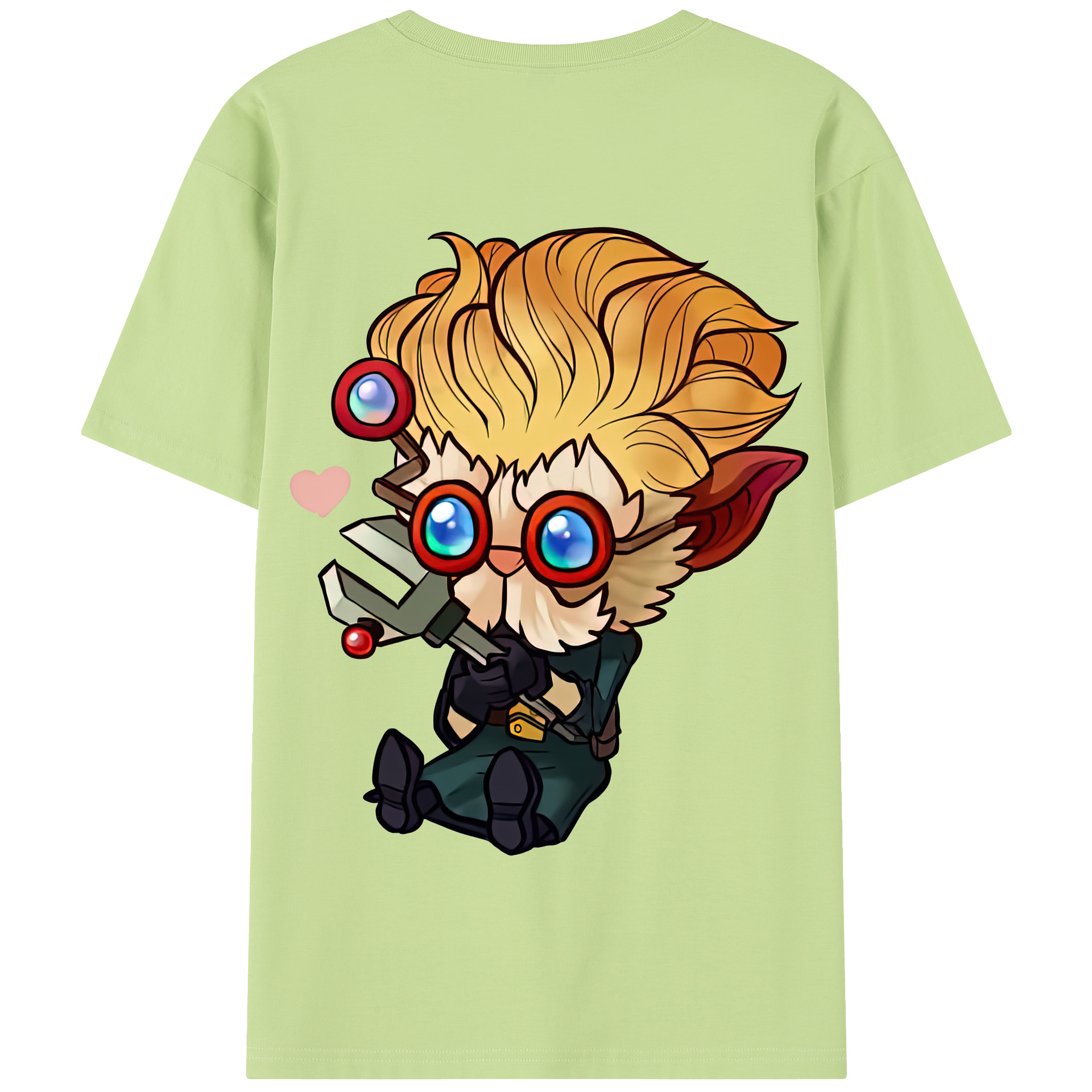 リーグ・オブ・レジェンド League of Legends LOL 綿100％半袖Tシャツ（背面プリント）